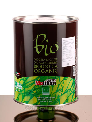 Кофе Molinari в зернах Biologica Organic 3 кг