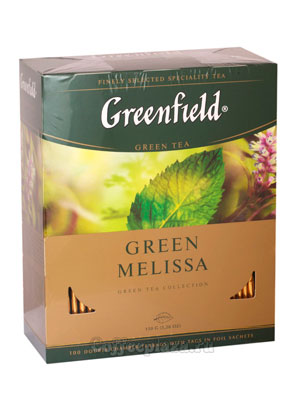 Чай Greenfield Green Melissa 100 Пакетиков