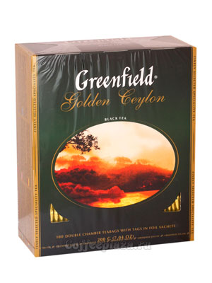 Чай Greenfield Golden Ceylon 100 Пакетиков