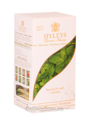 Чай Hyleys Гармония Природы Суприм зеленый с мятой (25 пак 1,5 гр) 
