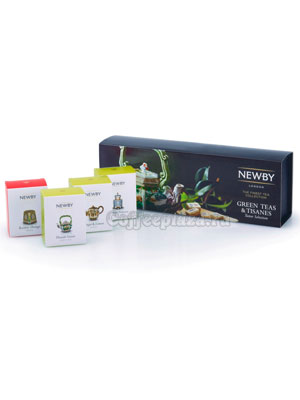 Подарочный набор Newby листового чая Коллекция зеленых чаев 4 вида