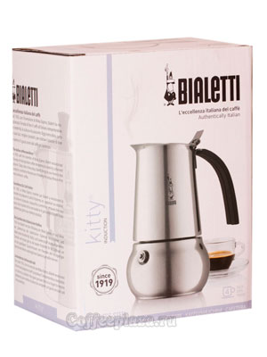 Гейзер Bialetti Kitty Nera Elegance 4 порции 160 мл