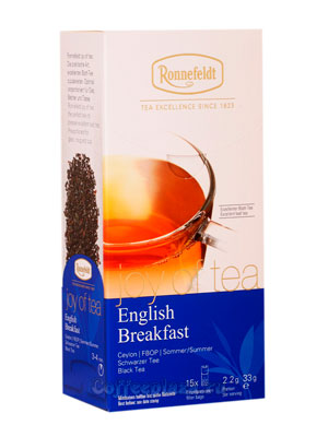Чай Ronnefeldt Joy of tea English Breakfast/ Английский завтрак в пакетиках 15 шт.х 2,2 гр
