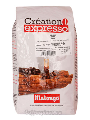 Кофе Malongo в зернах Kenya AA 1кг