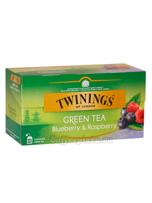 Чай Twinings Зеленый Черника и Малина (25 пакетиков)