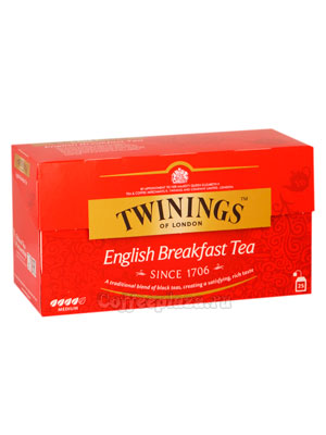 Чай Twinings English Breakfast Tea (25 пакетиков)
