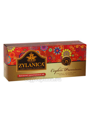 Чай Zylanica Ceylon Premium Black Tea 25 пакетиков 