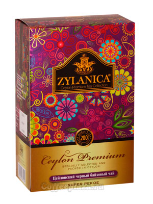 Чай Zylanica Ceylon Premium Super Pekoe черный 200 гр