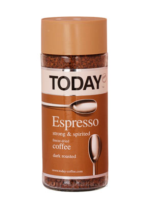 Кофе Today растворимый Espresso 95 гр (ст.б.)