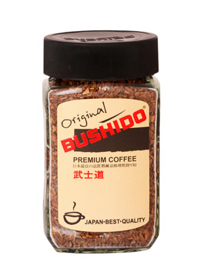 Кофе Bushido растворимый Original 95 гр (ст.б.)