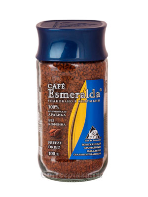 Кофе Cafe Esmeralda растворимый без кофеина 100 гр