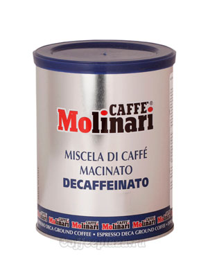 Кофе Molinari молотый Decaffeinato 250 гр