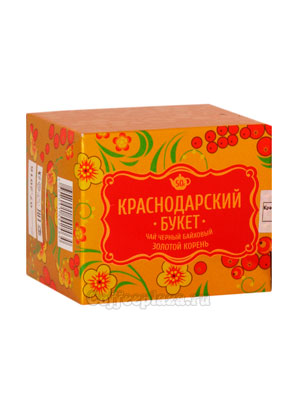 Чай Краснодарский букет Черный с золотым корнем 50 гр