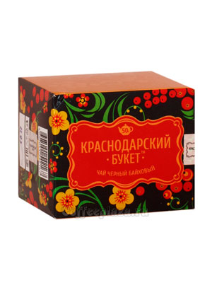 Чай Краснодарский букет Черный байховый крупнолистовой 50 гр