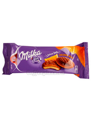 Бисквитное печенье Milka Choco jaffa orange 147 гр