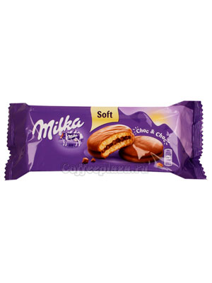 Бисквитное печенье Milka Choc chok 150 гр