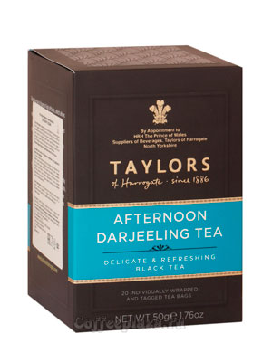 Чай пакетированный Taylors Afternoon Darjeeling / Дарджилинг-Полдник 20 шт