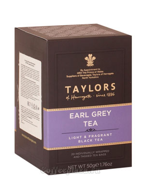 Чай пакетированный Taylors Earl Grey / Эрл Грей 20 шт