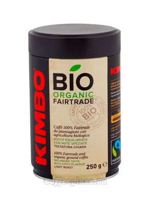 Кофе Kimbo молотый Bio 250 гр ж.б