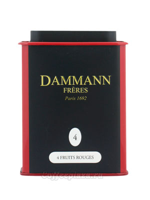 Чай Dammann 4 красных фрукта 100 гр