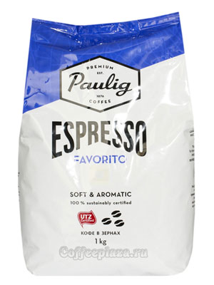 Кофе Paulig в зёрнах Espresso Favorito 1кг