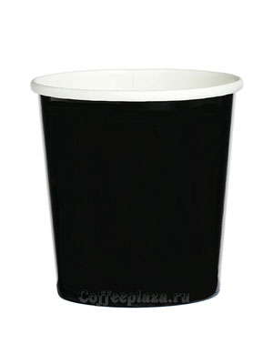 Бумажный контейнер с круглам дном 500 мл черный