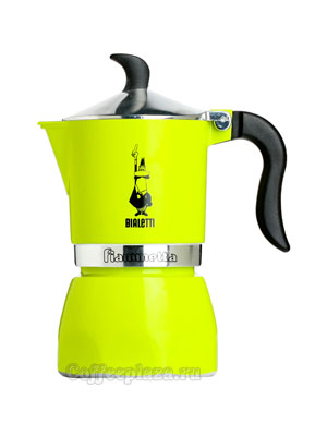 Гейзерная кофеварка Bialetti Fiametta Lime 3 порции 120 мл 4792