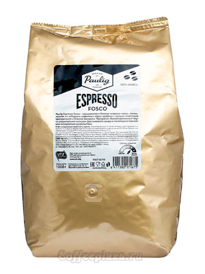 Кофе Paulig в зернах Espresso Fosco 1 кг