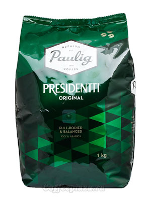 Кофе Paulig Presidentti Original в зёрнах 1 кг