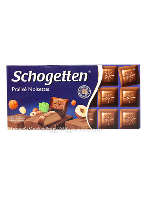 Шоколад Schogetten Praline Noisettes 100 гр