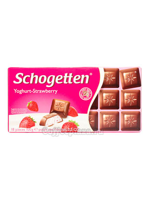 Шоколад Schogetten Yoghurt-Strawberry 100 гр