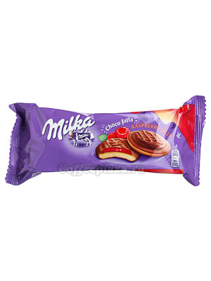 Бисквитное печенье Milka Choco jaffa raspberry 147 гр