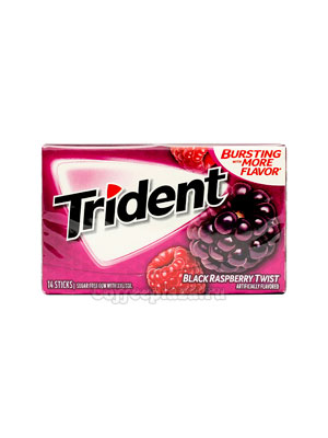 Жевательная резинка Trident Black Raspberry Twist