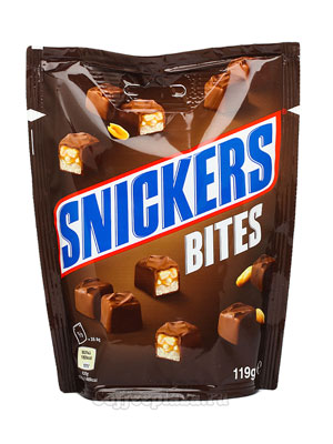 Конфеты Snickers Bites 119 гр