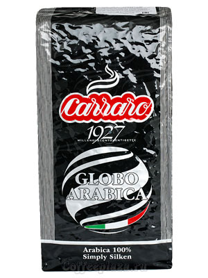 Кофе Carraro в зернах Globo Arabica 1 кг