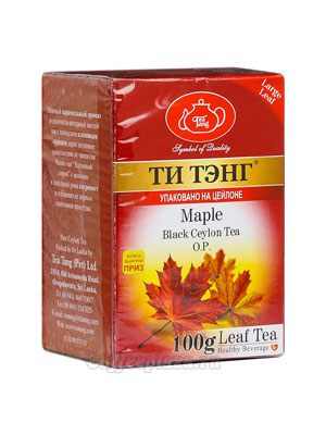 Чай Ти Тэнг Черный Кленовый сироп 100 гр
