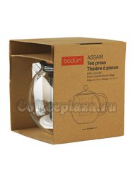 Чайник заварочный с прессом и пробковой крышкой Bodum Assam 500 мл  (1807-109S)