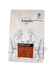 Кофе Amado молотый Бразильский Сантос 200 гр