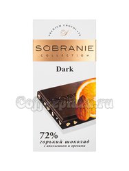 Шоколад Sobranie Горький апельсин с миндалем 90 гр