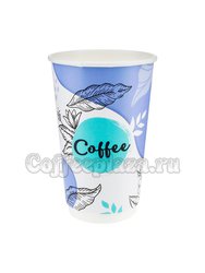 Стакан бумажный Паперскоп Coffee Pastel Thermo 400 мл D80 (18 шт)