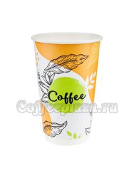 Стакан бумажный Паперскоп Coffee Pastel Thermo 400 мл D80 (18 шт)
