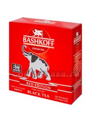 Чай Bashkoff Red Edition черный в пакетах 100 шт