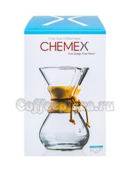 Chemex Кемекс Кофеварка CM-6A, стекло, на 6 чаш. 900 мл