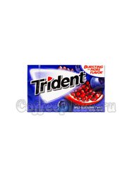 Жевательная резинка Trident Wild Blueberry Черника, гранат