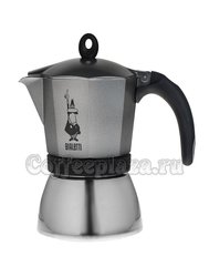 Гейзерная кофеварка Bialetti Moka Induction Antracite на 9 порций , серая (4879)