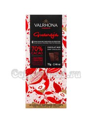 Шоколад Valrhona Гуанара горький (70%) 70 г  плитка