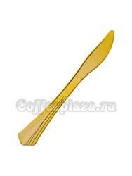 Complement Нож пластиковый 18 см Золотой (Shine) 1уп-6шт