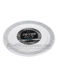 Complement Тарелка пластиковая белая Silver Lace d-230 мм (1уп-6шт)