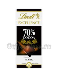 Шоколад в плитках Lindt Excellence Горький 70% какао 100 г