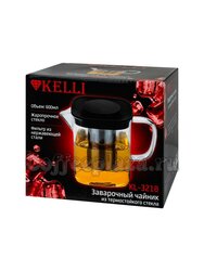 Чайник Kelli KL-3218 стеклянный  0,6 л.